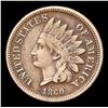 Image 2 : 1860 Indian Cent 1c Grades vf++