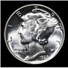 Image 2 : 1939-p Mercury Dime 10c Grades GEM+ Unc