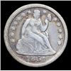 Image 2 : 1851-p Seated Liberty Dime 10c Grades vf++