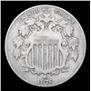 Image 2 : 1876 Shield Nickel 5c Grades vf+