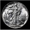 Image 2 : 1946-p Walking Liberty Half Dollar 50c Grades Choice+ Unc