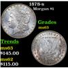 Image 1 : 1878-s Morgan Dollar $1 Grades Select Unc