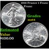 Image 1 : 1916 France 1 Franc Grades Choice Unc