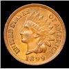 Image 2 : 1899 Indian Cent 1c Grades Choice AU