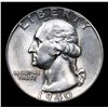Image 2 : 1940-p Washington Quarter 25c Grades Choice AU