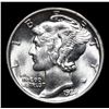 Image 2 : 1938-p Mercury Dime 10c Grades Choice Unc FSB