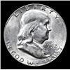 Image 2 : 1952-s Franklin Half Dollar 50c Grades Select Unc