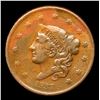 Image 2 : 1837 Med Letters Coronet Head Large Cent 1c Grades vf++