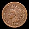 Image 2 : 1875 Indian Cent 1c Grades vf++