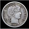 Image 2 : 1914-d Barber Dime 10c Grades vf++