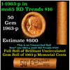 Image 1 : Shotgun Lincoln 1c roll, 1963-p 50 pcs Brandt Wrapper