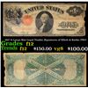 Image 1 : 1917 $1 Large Size Legal Tender, Signatures of Elliott & Burke, FR37  Grades f, fine