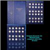 Image 1 : Complete Roosevelt 10c Whitman book, completed 1946-1964, 48 coins.