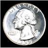 Image 2 : Proof 1955-p Washington Quarter 25c Grades GEM+ Proof Cameo