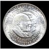 Image 2 : 1952-p Wash/Car Old Commem Half Dollar 50c Grades Choice Unc