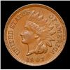 Image 2 : 1907 Indian Cent 1c Grades Choice AU/BU Slider+