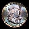 Image 2 : 1963-p Franklin Half Dollar 50c Grades Choice Unc