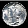 Image 2 : 1945-d Mercury Dime 10c Grades GEM+ FSB