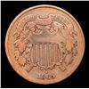 Image 2 : 1865 Two Cent Piece 2c Grades vf++