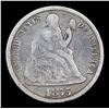 Image 2 : 1875-p Seated Liberty Dime 10c Grades vf++