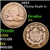 Image 1 : 1857 Flying Eagle Cent 1c Grades f+