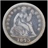 Image 2 : 1843-p Seated Liberty Dime 10c Grades vf++