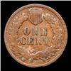 Image 3 : 1875 Indian Cent 1c Grades vf+