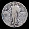 Image 2 : 1927-s Standing Liberty Quarter 25c Grades vg, very good