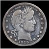 Image 2 : 1915-s Barber Quarter 25c Grades f+