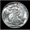 Image 2 : 1942-p Walking Liberty Half Dollar 50c Grades Choice Unc