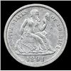 Image 2 : 1891-p Seated Liberty Dime 10c Grades Select AU