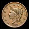 Image 2 : 1837 Head of 1838 Coronet Head Large Cent 1c Grades vf++