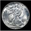 Image 2 : 1942-p Walking Liberty Half Dollar 50c Grades Choice+ Unc