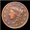 Image 2 : 1837 Sm Letters Coronet Head Large Cent 1c Grades vf+