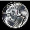 Image 2 : 1943-p Mercury Dime 10c Grades GEM++ FSB