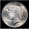 Image 2 : 1924-p Peace Dollar $1 Grades GEM+ Unc