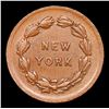Image 3 : 1863 New York Civil War Token F-63/443a R-4 1c Grades Select Unc BN