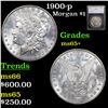 Image 1 : 1900-p Morgan Dollar $1 Graded ms65+ By SEGS