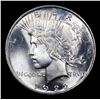 Image 2 : 1922-p Peace Dollar $1 Graded ms65+ By SEGS