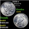 Image 1 : 1926-s Peace Dollar $1 Grades Choice Unc