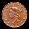 Image 2 : 1818 Coronet Head Large Cent 1c Grades Select AU