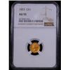 Image 2 : NGC 1853 Gold Dollar $1 Graded au55 By NGC