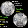 Image 1 : 1879-o Morgan Dollar $1 Grades Select Unc