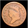 Image 2 : 1814 Plain 4 Classic Head Large Cent 1c Grades f, fine