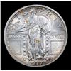 Image 2 : ***Auction Highlight*** 1917-p TY I Standing Liberty Quarter 25c Graded ms64+ fh By SEGS (fc)