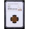 Image 2 : ***Auction Highlight*** NGC (1861-1865) Ultra Rare Sutler Token R-9 UI S-P-B STV6 TOP POP! Graded ms