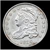 Image 2 : ***Auction Highlight*** 1834 Lg 4 Capped Bust Dime 10c Graded Select Unc By USCG (fc)