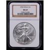 Image 2 : ***Auction Highlight*** NGC 1996 Silver Eagle Dollar $1 Graded ms69 By NGC (fc)