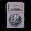 Image 2 : ***Auction Highlight*** NGC 1999 Silver Eagle Dollar $1 Graded ms69 By NGC (fc)