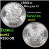 Image 1 : 1885-o Morgan Dollar 1 Grades GEM Unc